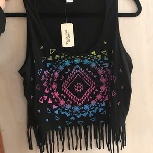 Aztec Crop Top